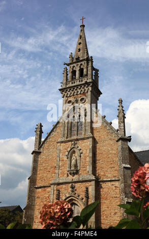 Frankreich, Bretagne, Auray, Kapelle Notre-Dame-de-Lourdes in der Altstadt Stockfoto