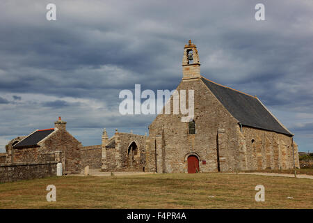 Frankreich, Bretagne, am La Pointe Saint-Mathieu, der Kapelle Pointe Saint-Mathieu Stockfoto