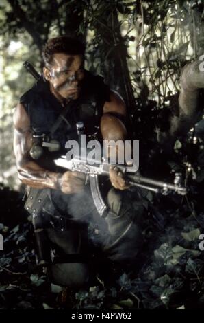 Arnold Schwarzenegger / Commando / 1985 unter der Regie von Mark [zwanzigsten Jahrhundert Fox Film Corpo] Stockfoto