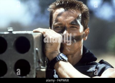 Arnold Schwarzenegger / Commando / 1985 unter der Regie von Mark [zwanzigsten Jahrhundert Fox Film Corpo] Stockfoto