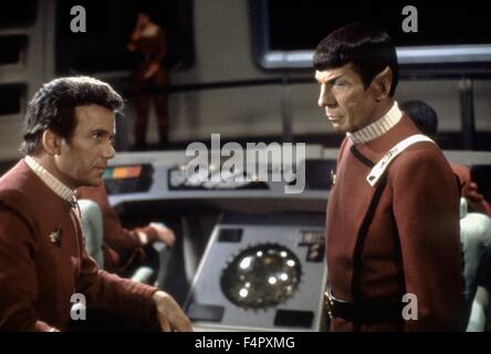 William Shatner und Leonard Nimoy / Star Trek II: der Zorn des Khan / 1982 / unter der Regie von Nicholas Meyer / [Paramount Pictures] Stockfoto