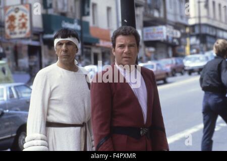 Leonard Nimoy und William Shatner / Star Trek IV: The Voyage Home / 1986 / unter der Regie von Leonard Nimoy / [Paramount Pictures] Stockfoto