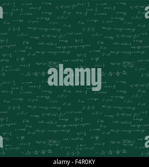 Nahtlose Mathematik Handschrift Stock Vektor
