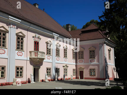 Deva, Schloss Magna Curia, im 16. Jahrhundert im Renaissance-Stil, Siebenbürgen, Rumänien Stockfoto