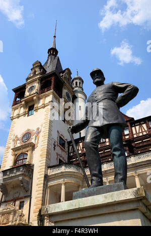 Schloss Peles in Sinaia, große Walachei, Rumänien Stockfoto