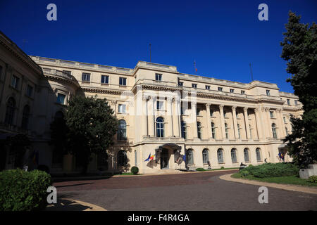 Königspalast, Palatul Regal, jetzt National Art Gallery, National Muzeul de Arta al Romaniei, Kunstmusum, Bukarest, Rumänien Stockfoto