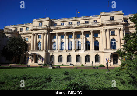 Königspalast, Palatul Regal, jetzt National Art Gallery, National Muzeul de Arta al Romaniei, Kunstmusum, Bukarest, Rumänien Stockfoto