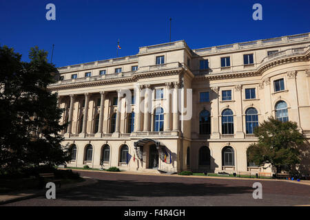 Königspalast, Palatul Regal, jetzt National Art Gallery, National Muzeul de Arta al Romaniei, Kunstmusum, Bukarest, Rumänien Stockfoto