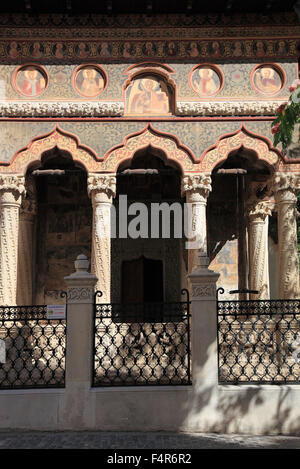 Stavropoleos Kirche, früher die Kirche der griechischen Händler, Bukarest, Rumänien Stockfoto