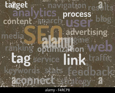 SEO - Search Engine Optimization. Stockfoto