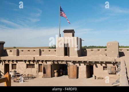 USA, USA, Amerika, Südwesten, Colorado, Otero County, Bent es Old Fort, National Historic Site, Adobe, trading Post, für Stockfoto