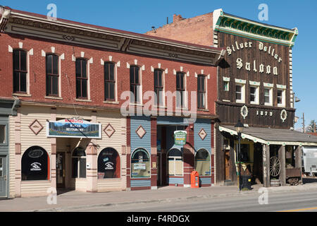 USA, USA, Amerika, Rockies, Colorado, Lake County, Leadville, Silver Dollar Saloon, Pub, Irish, West, westliche, Bergbau t Stockfoto