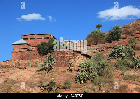 Kirche von Rock Abraha Atsbeha, Kloster Abraha wa Atsbeha Stockfoto