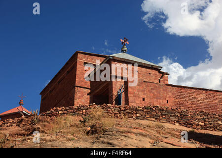 Kirche von Rock Abraha Atsbeha, Kloster Abraha wa Atsbeha Stockfoto