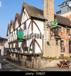 The Green Dragon Pub, Lincoln, England, Großbritannien Stockfoto