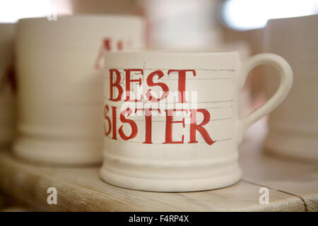 Emma Bridgewater Fabrik Stoke on Trent, Großbritannien. Stockfoto