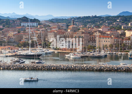 Hafen von Propriano, Region Süd Korsika, Frankreich Stockfoto