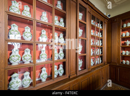 Apotheke Raum, Innere des Hospices de Beaune, Cote d ' or, Frankreich, Europa, Hotel-Dieu, Beaune, Burgund Stockfoto