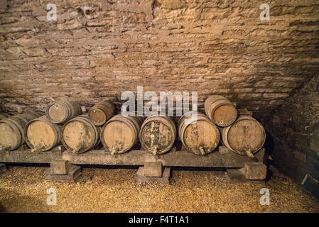Höhle, Beaune, Burgund, Frankreich, EU, Europa Stockfoto