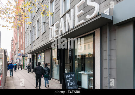 Michael Deanes Fleisch Locker, Liebe Fische und Eipic Restaurants, Belfast.  Eipic wurde mit einem Michelin-Stern ausgezeichnet. Stockfoto