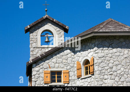 Kapelle am Pragelpass, Schwyz, Schweiz Stockfoto