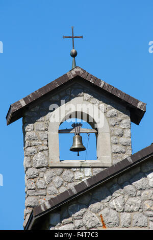 Kapelle am Pragelpass, Schwyz, Schweiz Stockfoto