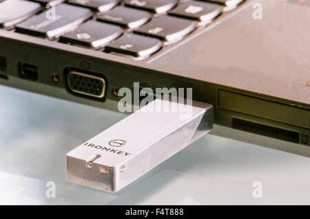 IronKey secure USB Speicher Stick Memorystick Stockfoto