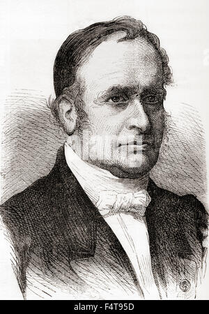 Jean-Baptiste Armand Louis Léonce Élie de Beaumont, 1798-1874.   Französischer Geologe. Stockfoto
