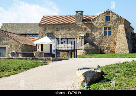 Millau (Cantal, Frankreich) Rastplatz Stockfoto