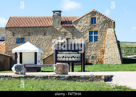 Millau (Cantal, Frankreich) Rastplatz Stockfoto