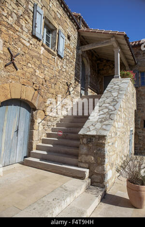 Millau (Cantal, Frankreich) Rastplatz Stockfoto