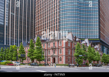 Japan, Tokyo City, Bezirk Marunouchi, Mitsubishi Ichigokan Museum, erste Mitsubishi Gebäude, erbaut im Jahre 1894 Stockfoto