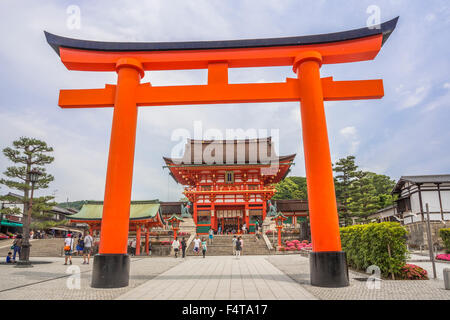 Japan, Kyoto Stadt Fushimi-Inari-Taisha Schrein Stockfoto