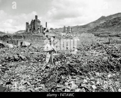 Atombombe 1945 Hiroshima Stockfoto