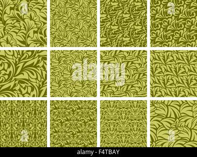 Nahtlose Muster-Kollektion Stock Vektor