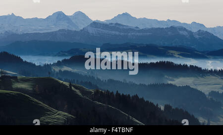 Auf der Lüderenalp Stockfoto