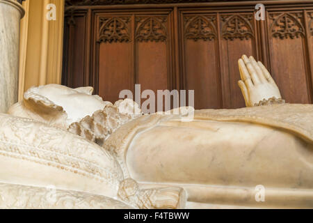 England, London, Westminster Abbey, Henry VII, ist Lady Chapel, Grab von Mary Queen of Scots Stockfoto