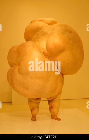 England, London, The Wellcome Collection, Skulptur mit dem Titel "Ich kann nicht helfen, so fühle ich" von John Isaacs Stockfoto