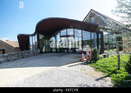 Millau (Cantal, Frankreich) Rastplatz Stockfoto