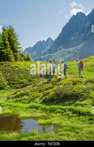 Wandern im Reichenbachtal-Tal, Stockfoto