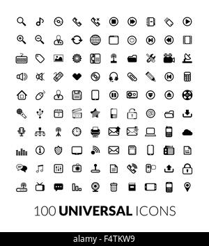 25 Vektor-icons Stock Vektor