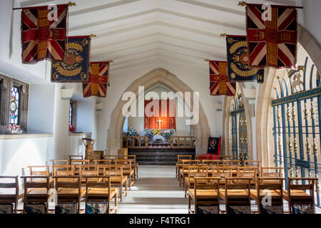 Die Kapelle des königlichen Surrey Regiment der Königin widmete im Jahr 1959 zu Ehren von König Charles ich Stockfoto