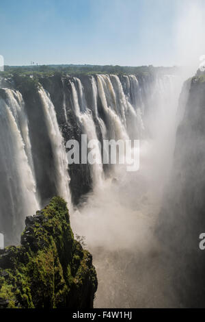 Viktoriafälle, Simbabwe - Victoria Falls Wasserfall Stockfoto