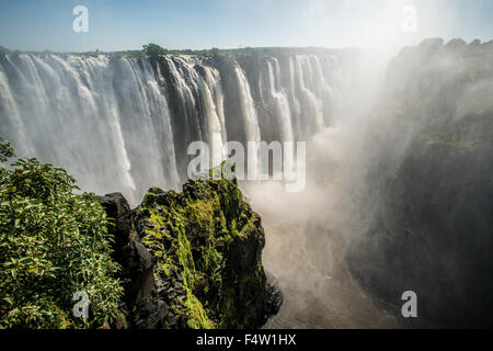 Viktoriafälle, Simbabwe - Victoria Falls Wasserfall Stockfoto