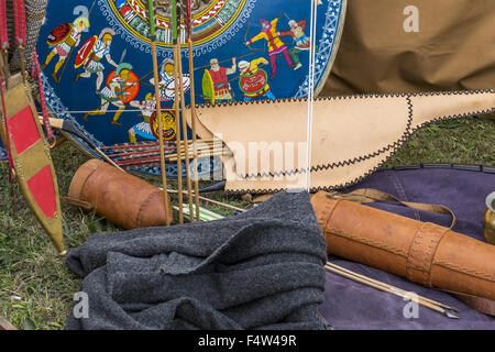 Lager der Legionäre, Roman Festival, Biriciana, Fort, Weißenburg, Bayern, Middle Franconia, Deutschland, Europa Stockfoto