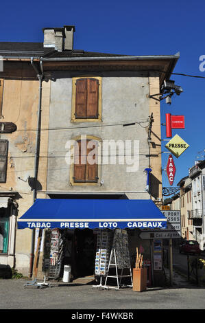 Dorfladen, Massat, Ariege, Midi-Pyrenäen, Frankreich Stockfoto