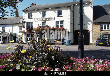 Olney, Bull Inn, High Street, Buckinghamshire, England Stockfoto
