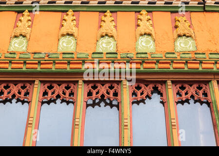 Die Old White Hart Inn Newark on Trent coaching Stockfoto