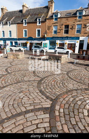 Die preisgekrönte Anstruther Fish Bar in der Fischerei Dorf von Anstruther in der East Neuk of Fife, Schottland, Vereinigtes Königreich Stockfoto