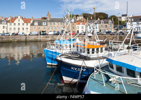 Der Hafen in der Fischerei Dorf Pittenweem in der East Neuk of Fife, Schottland, Vereinigtes Königreich Stockfoto